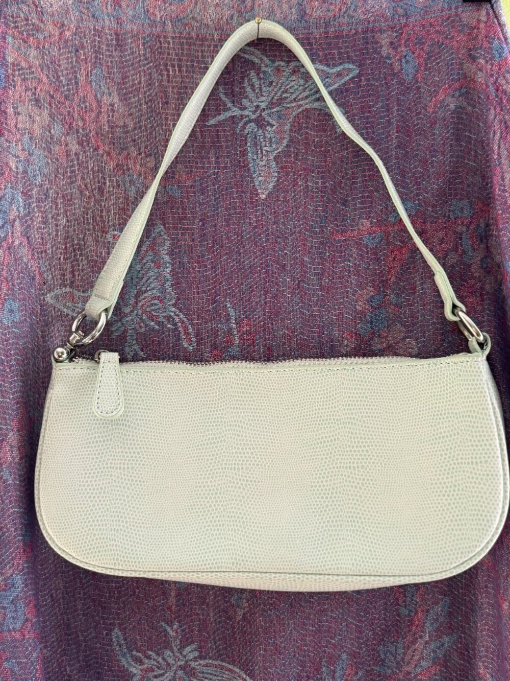 NWT Urban Outfitters Baby Blue Baguette Croc Bag